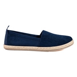 W. Potocki Potocki Wildleder-Espadrilles für Damen marineblau blau