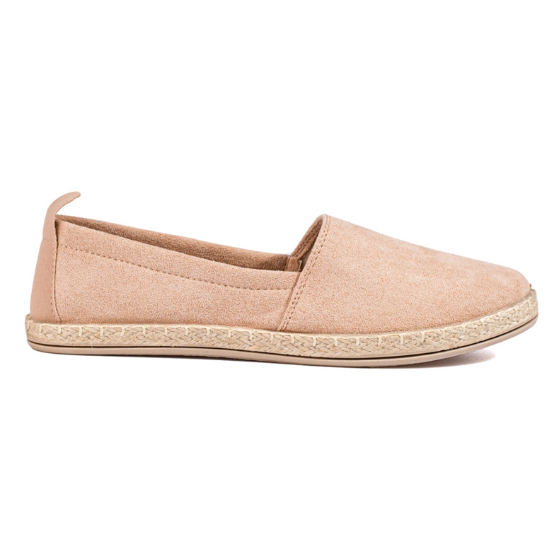 W. Potocki Beige Espadrilles für Damen aus Potocki-Wildleder