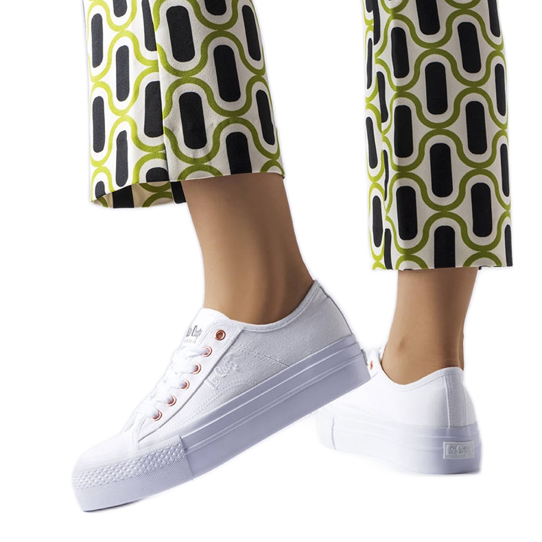 Lee Cooper LCW-22-31-0890L weiße Turnschuhe