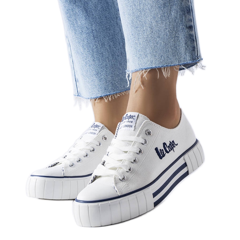 Lee Cooper LCW-23-31-1802L weiße Turnschuhe