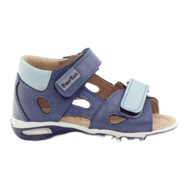 Bartuś Ledersandalen blau