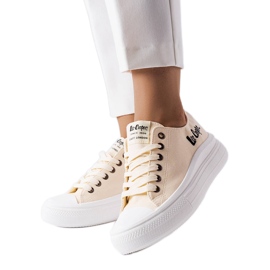 Lee Cooper LCW-23-44-1626L beige Turnschuhe