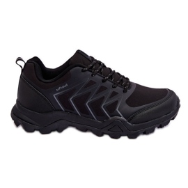 Herren Softshell Trekking Sportschuhe Black Jack schwarz