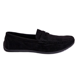 Herren Wildleder Loafer Black Mack schwarz