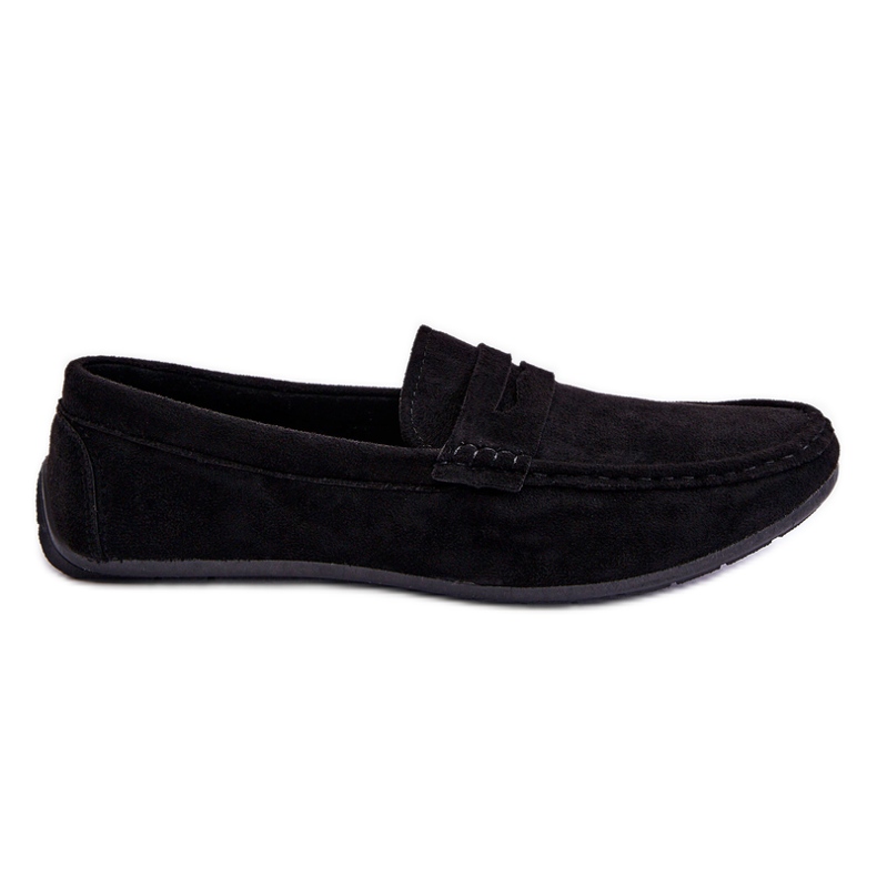 Herren Wildleder Loafer Black Mack schwarz
