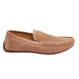 Klassische Wildleder-Loafer für Herren Beige Felixo