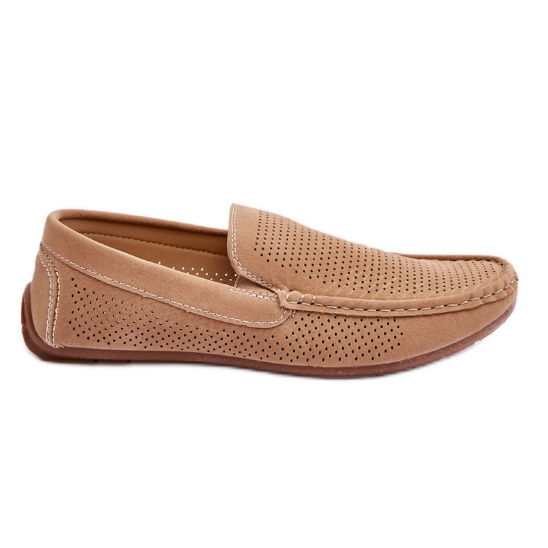 Klassische Wildleder-Loafer für Herren Beige Felixo