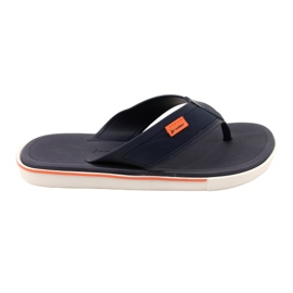 Herren-Gel-Flip-Flops Rider 11772 AG379 Blau schwarz