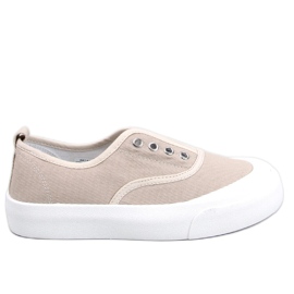 BM Kamio Beige Damenturnschuhe
