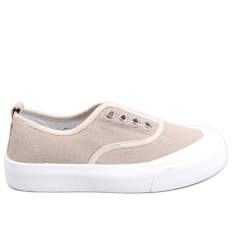 BM Kamio Beige Damenturnschuhe