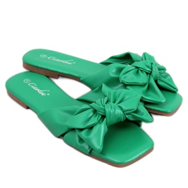 BM Minnen Grüne Schleifenpantoffeln