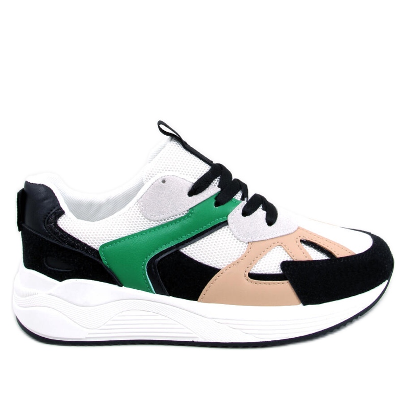 BM Albie Schwarze Damenturnschuhe mehrfarbig