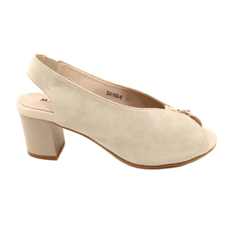 Sandalen auf der Post Daszyński SA169-6 beige