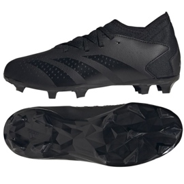 Adidas Predator Accuracy.3 Fg Jr GW4610 Fußballschuhe schwarz schwarz