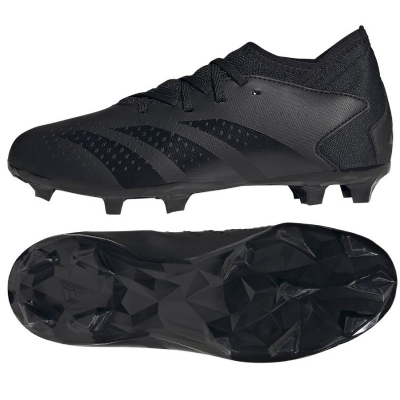 Adidas Predator Accuracy.3 Fg Jr GW4610 Fußballschuhe schwarz schwarz