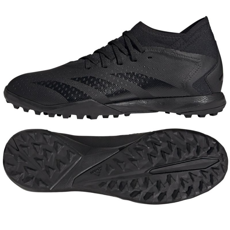 Adidas Predator Accuracy.3 Tf M GW4639 Fußballschuhe schwarz schwarz