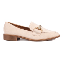 Seastar Beige Wildleder-Loafer von Shelovet für Damen