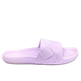 PA1 Lottner Lila Gummipantoletten