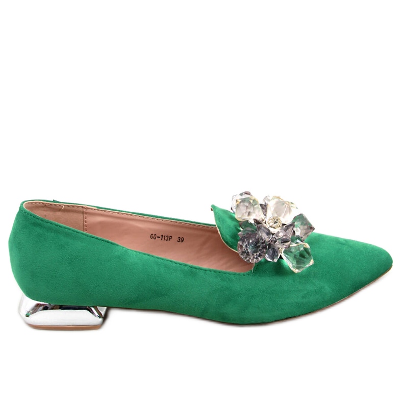 PA1 Lords Loafer mit Steinen in Falconi Green grün