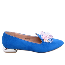 PA1 Lords Loafer mit Falconi Royal Blue Steinen blau