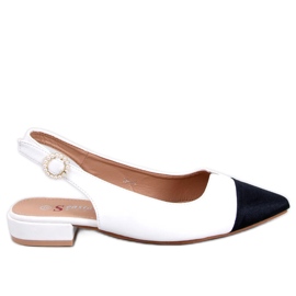 Seastar Sandalen mit offenem Absatz von Sanaz White weiß