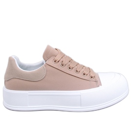 PA1 Takao Khaki Sneakers mit klobiger Sohle beige