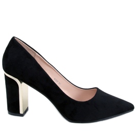 PA1 Pumps auf dem Block Lucrezia Black schwarz