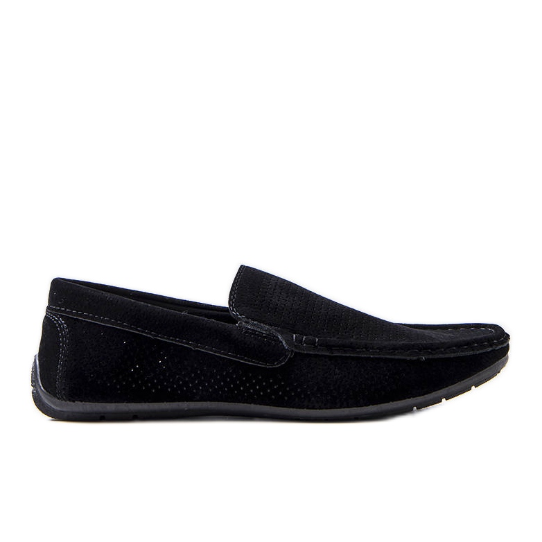 News Schwarzer Herren-Slipper mit Perforation Laberge