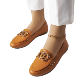 Braune Loafer für Damen von Eleena