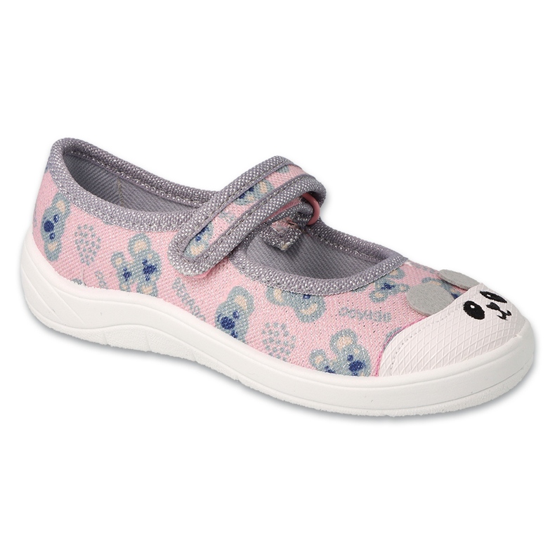 Befado Kinderschuhe 208X049 rosa grau