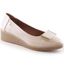 M. DASZYŃSKI Beige Keilpumps für Damen M.Daszyński MR2265-4