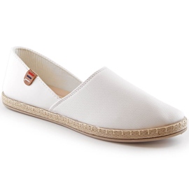 Weiße Damen-Espadrilles zum Hineinschlüpfen Vinceza 34591
