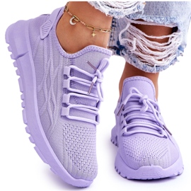 FB2 Slip-On-Turnschuhe für Damen Lila Rosett