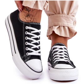 FB2 Damen-Turnschuhe auf einer massiven Plattform Black Ember schwarz