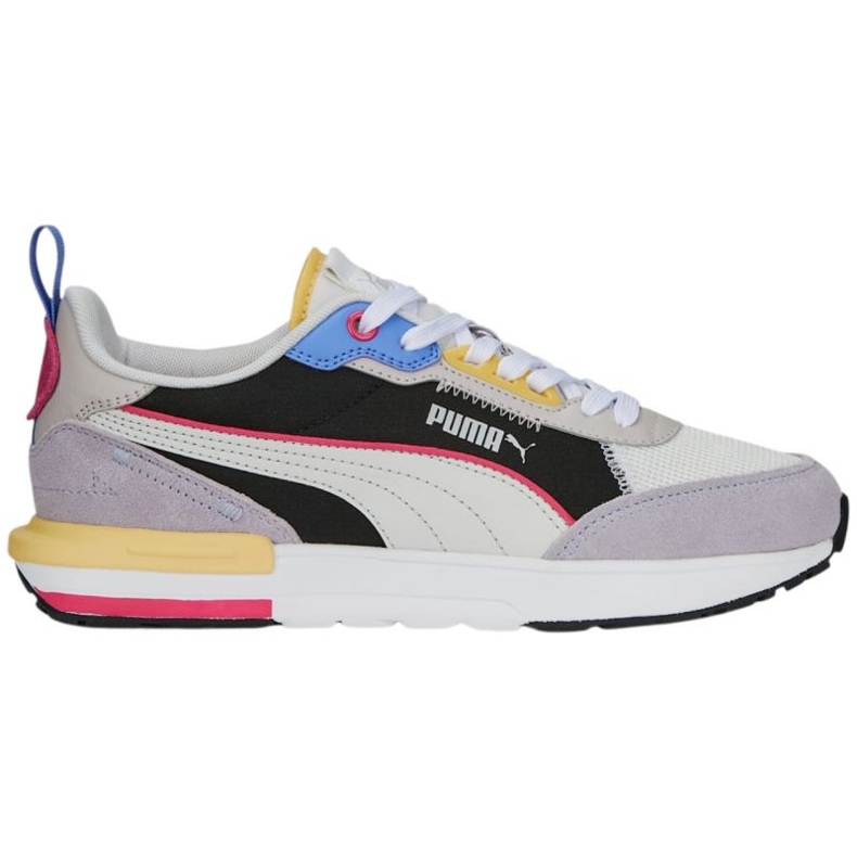 Puma R22 Schuhe beige-schwarz-lila 383462 24 mehrfarbig
