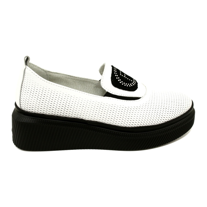 Filippo Weiße stilvolle Damenschuhe aus Leder DP4572/23 WH