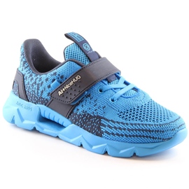 Atletico Kindersportschuhe mit Klettverschluss blau AbcKids B91230217 marineblau
