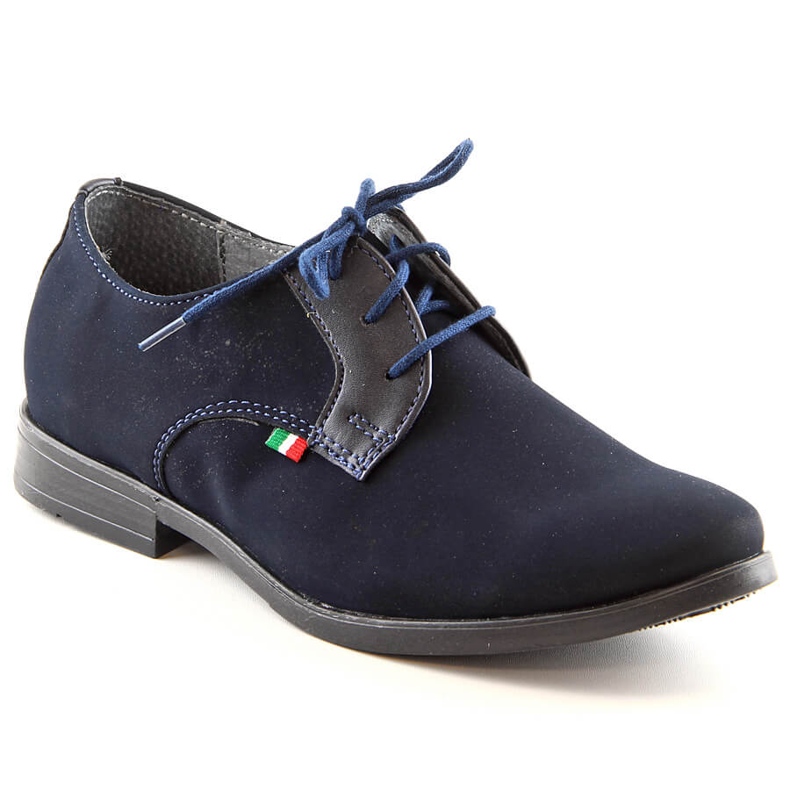 Marineblaue Kornecki 6120 formelle Jungenschuhe