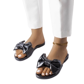 BM Schwarze elegante Sandalen mit Schleife von Garnier