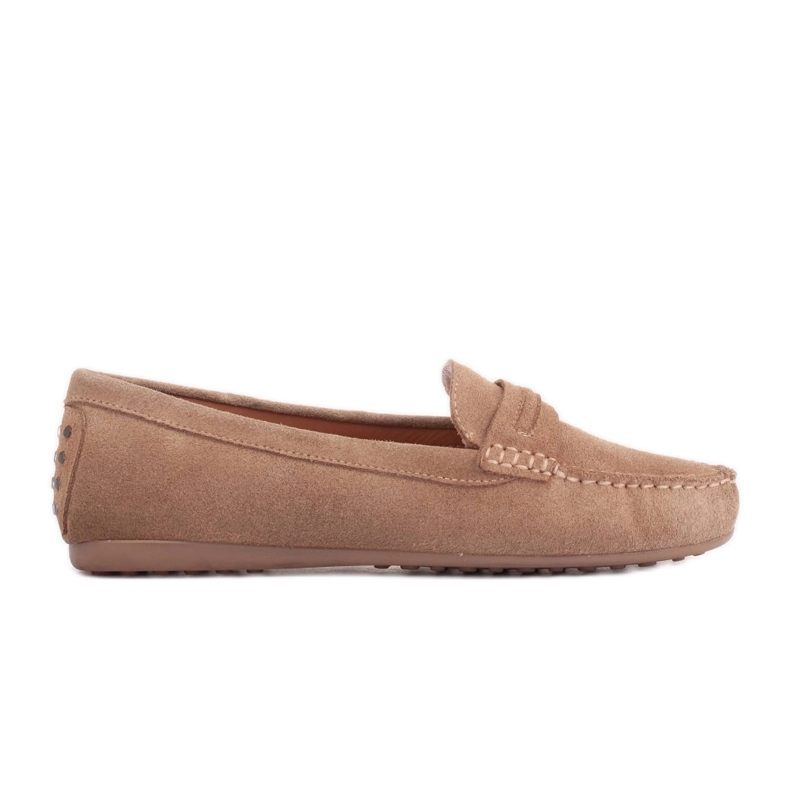 Marco Shoes Wildleder-Loafer beige