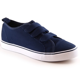 Atletico 19759 marineblaue Turnschuhe mit Klettverschluss