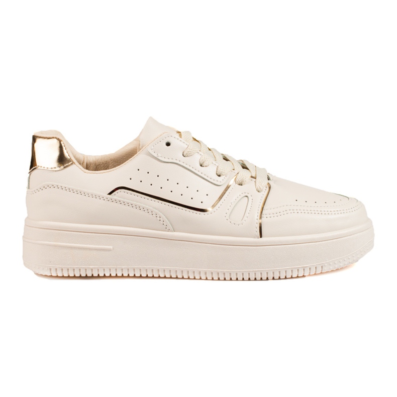 Beige Turnschuhe für Damen auf der Shelovet-Plattform