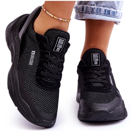 Damen Stoff Sportschuhe Memory Foam System Big Star LL274A065 Schwarz