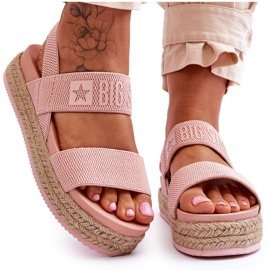 Damensandalen Big Star LL274859 Rosa