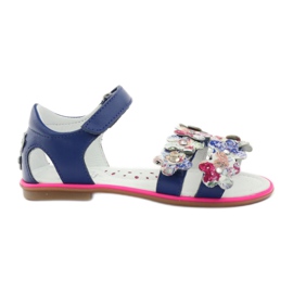 Gladiatorensandalen Bartek 19168 marineblau mehrfarbig rosa mehrfarbig