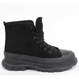 Knöchelturnschuhe für Damen von Yara Black schwarz