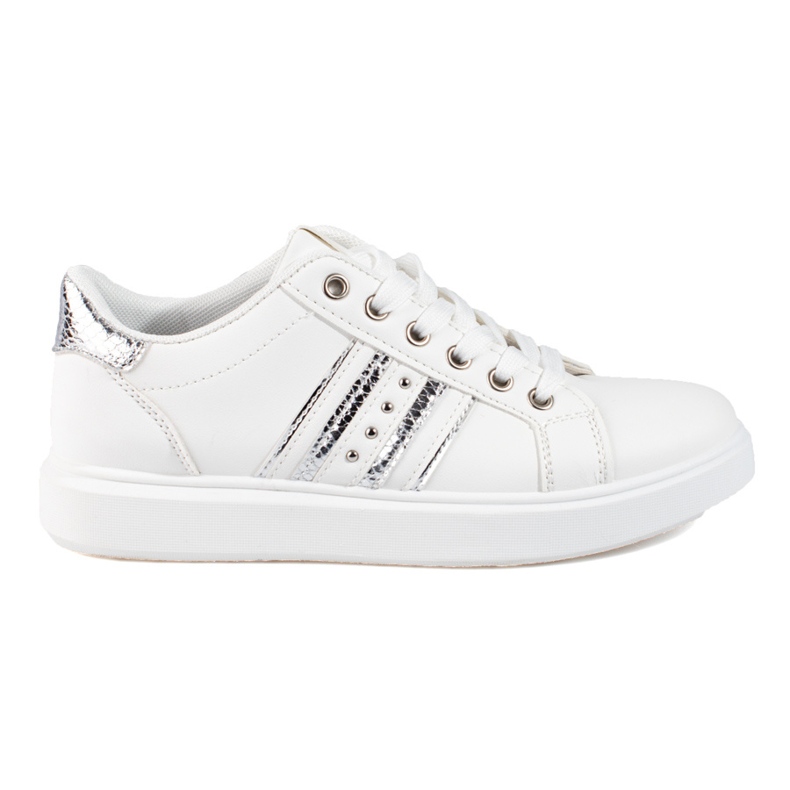 Klassische Damen Sportschuhe weiß Shelovet