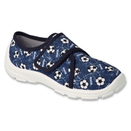 Befado Kinderschuhe 974X509 weiß marineblau
