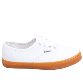 Damen-Sneaker, Canvas Werde White weiß