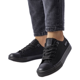 Big Star KK274009 Sneaker aus schwarzem Stoff